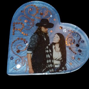 Large Custom Made to Order Couples Heart Table Decor