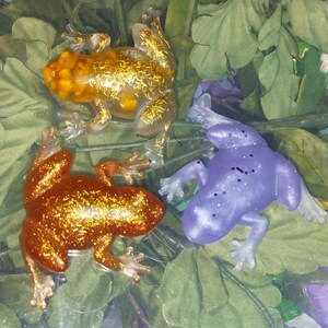 Miniature Resin Pocket Frog Figurine Paperweight or Table Decor