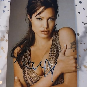 Angelina Jolie Signed Autograph Reprint 4x6&quot; Glossy Photo Print