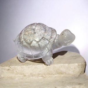 Cenizas de cremación, recuerdo de bolsillo de tortuga pequeña, regalo conmemorativo funerario