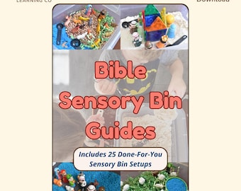 Bibel Sensorische Aktivitäten für Kleinkinder Christian Preschool Printable Guide