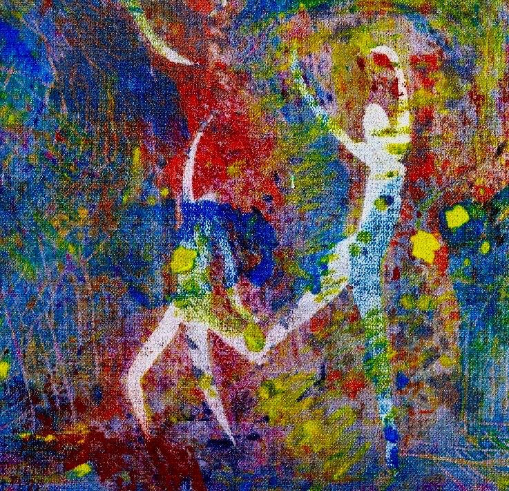 Upside Down Kingdom #7 - fine art print, signed by artist, giclee fine art print on paper, canvas or fabric, clay print, textural - Thumbnail 4