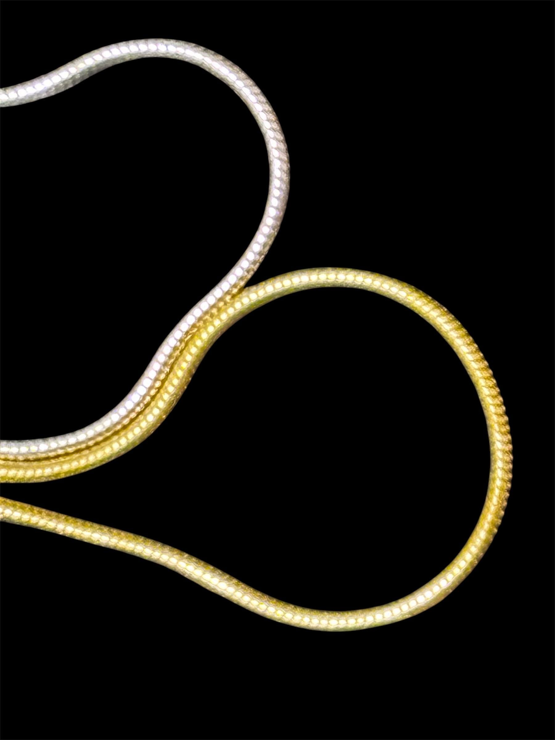 Handcrafted Fused Glass Pendant Necklace – Dichroic Glass - Unique Wearable Art Jewelry - Thumbnail 4