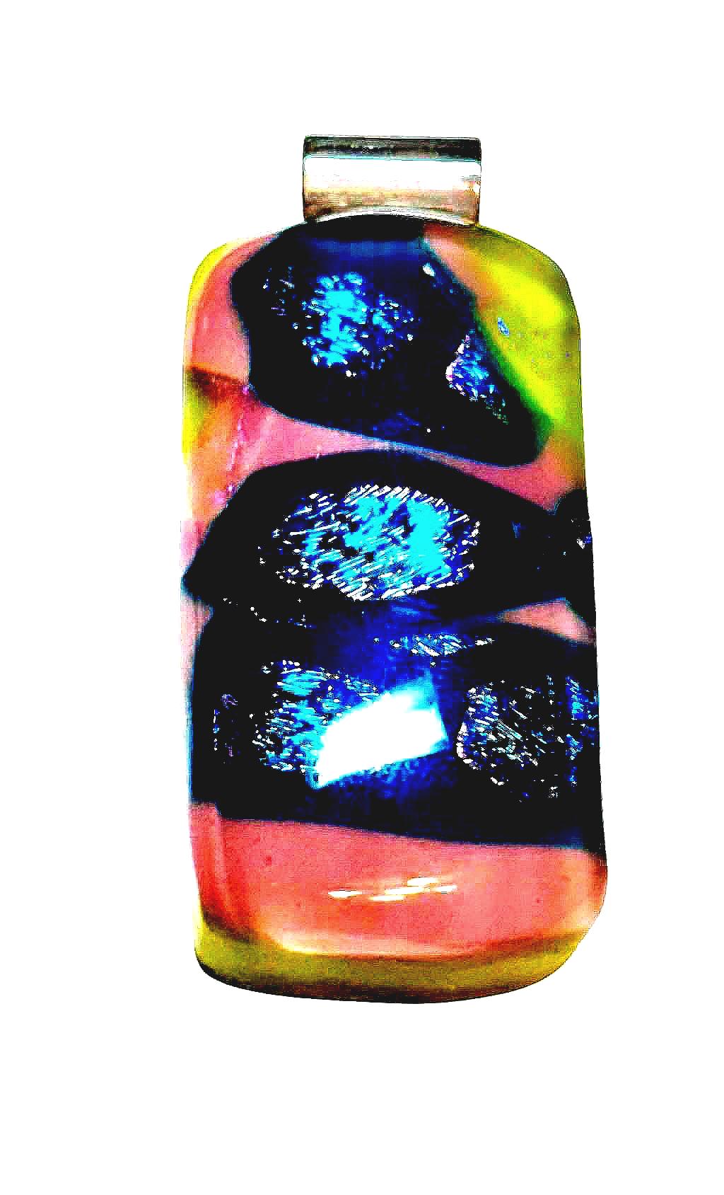 Handcrafted Fused Glass Pendant Necklace – Dichroic Glass - Unique Wearable Art Jewelry