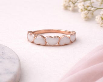 Cremation Ashes Ring, Memorial Keepsake Jewelry, Heart Band Design
