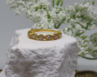 Sterling Silver Cremation Ring, Pet Memorial Keepsake Jewelry