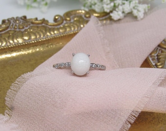 Breastmilk Ring, Custom Breast Milk Jewelry Keepsake, Mother's Keepsake Gift, Memorial Ring for Mom, Sterling Silver, Gold, or 14K Gold Ring