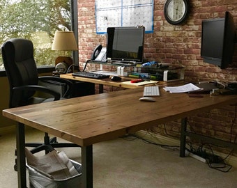 Better homes and gardens modern farmhouse l shaped desk deals