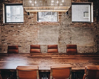 Reclaimed Wood Furniture Dining Conference Par Urbanwoodgoods