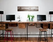 Barn Wood Desk and Work Stations made in standard or L Shape-choice of style, size, wood thickness finish.