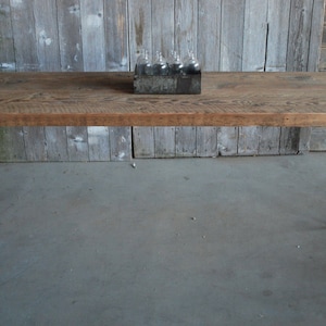 Reclaimed Wood Hairpin Leg Table. Pricing starting at 60 image 2