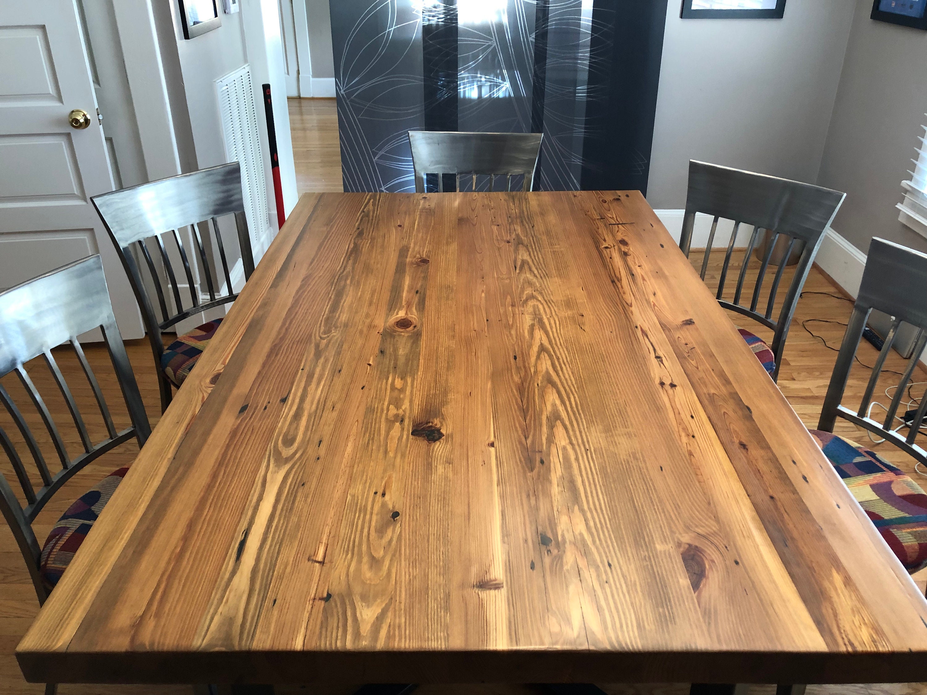 Dining Room Table Out Of Reclaimed Wood