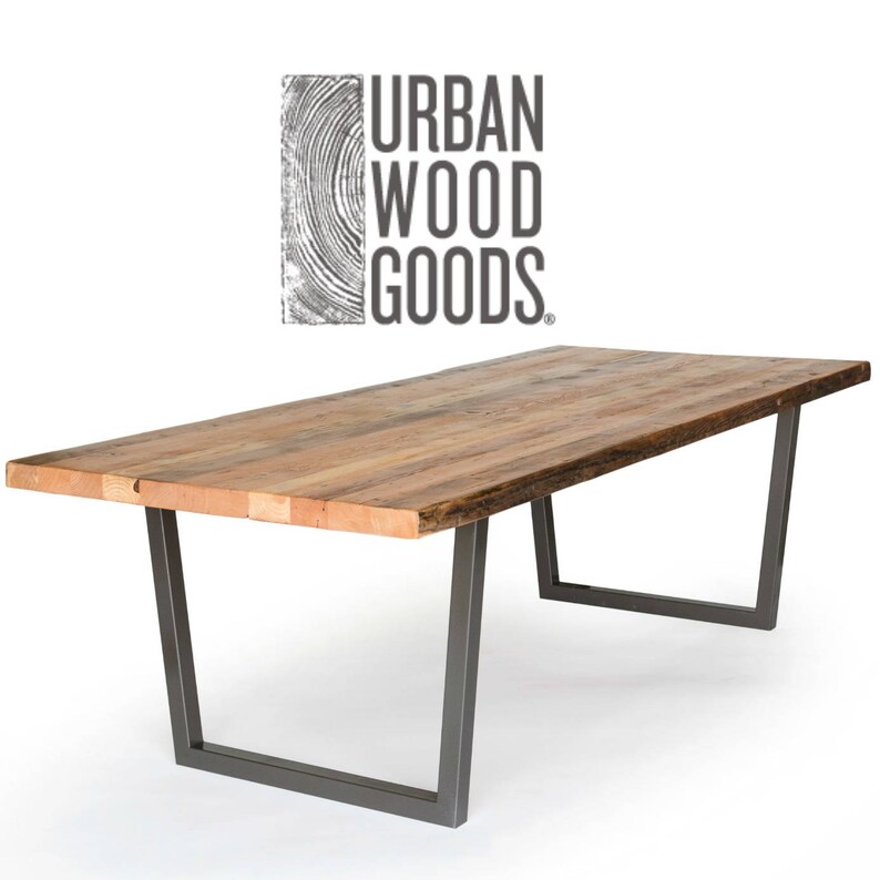 Urban Wood Goods Reclaimed Wood Dining Table. Your Choice of Etsy