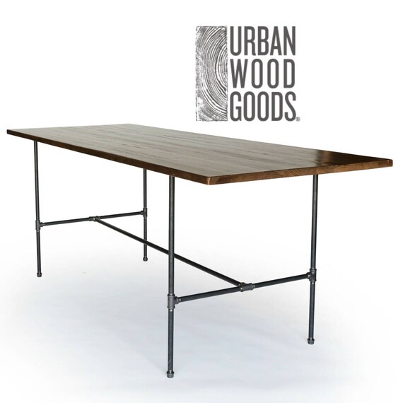 Vintage Wood Bar Height Dining Table Or Counter Image 0