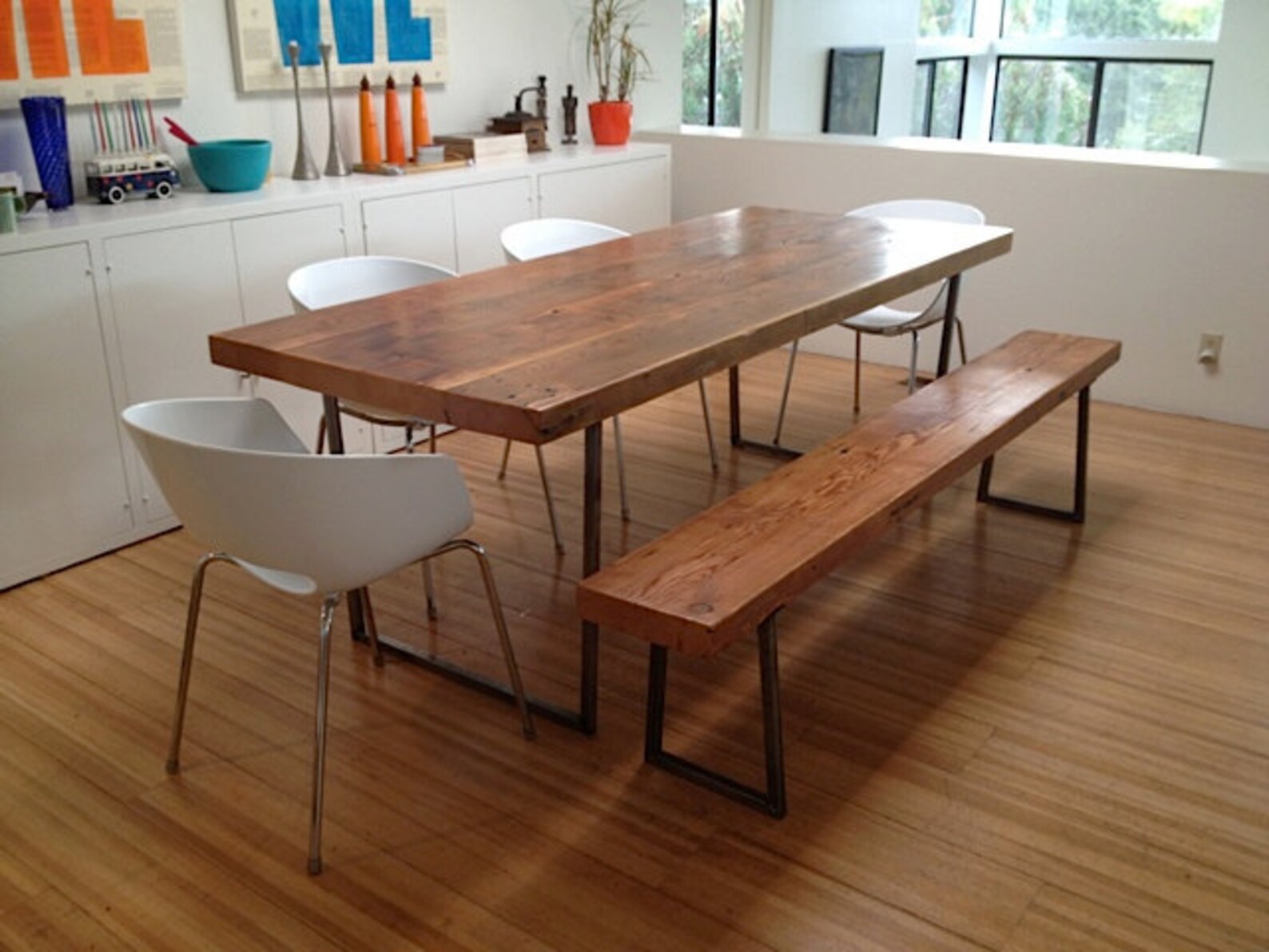 Urban Wood Goods Reclaimed Wood Dining Table. Your choice of | Etsy - Urban Reclaimed Wood Dining Room Sets