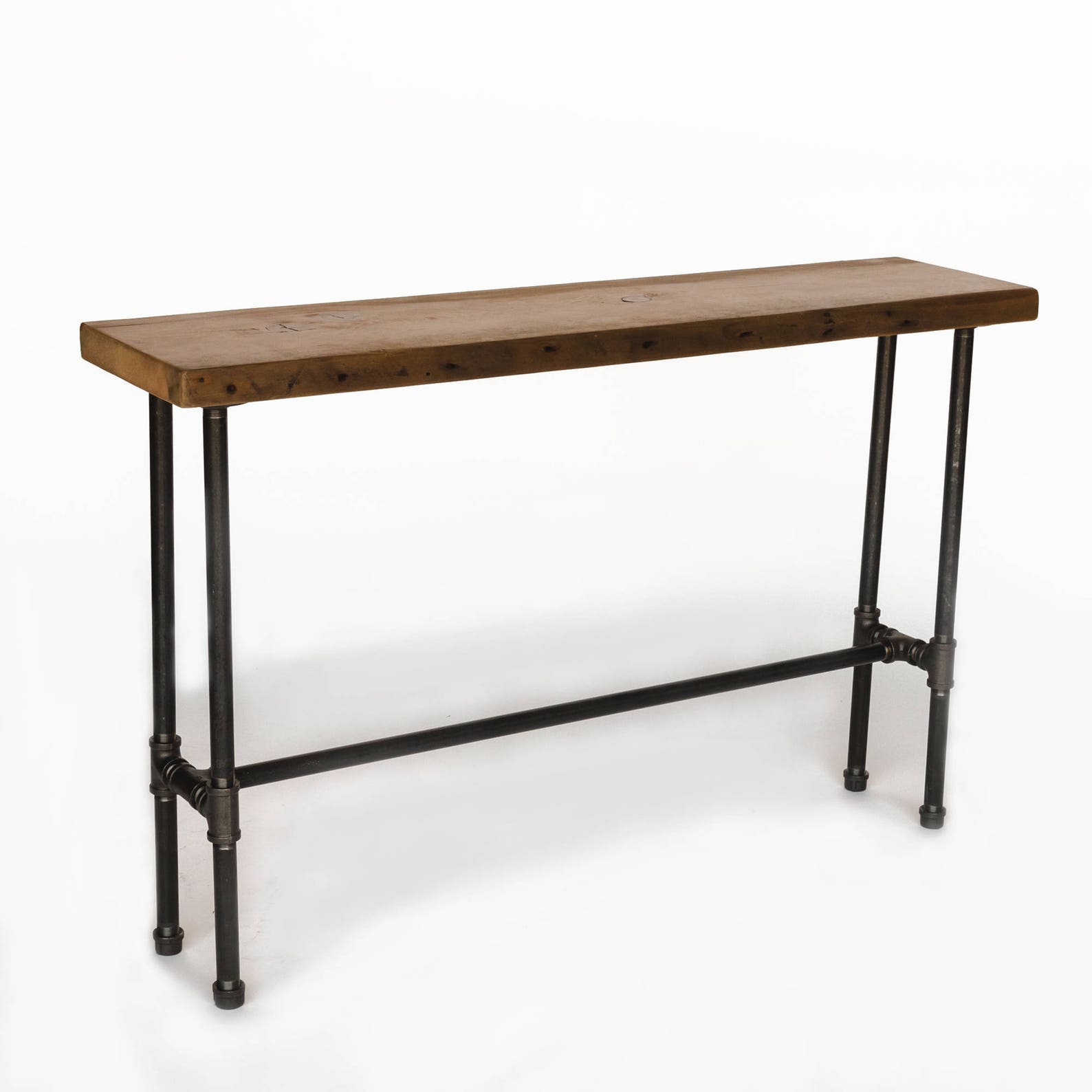 Pipe Leg Console Table Made With Reclaimed Wood. Custom Etsy