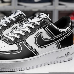 Custom Air Force 1 Black Cartoon Drip l Custom Shoes l Nike Shoes l Custom Nike Shoes l Air Force 1 l Nike Custom l Custom Sneakers