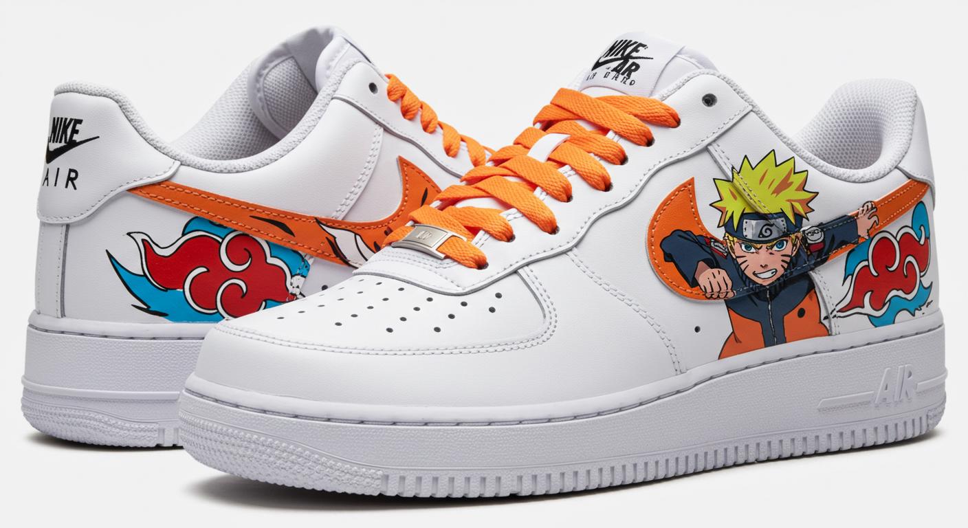 Naruto Shippuden Nike Naruto Sneaker Collab NARUTO Inspired Custom
