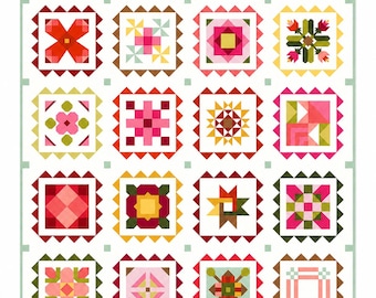 Riley Blake Block Challenge 2027 Quilt Kit 76” x 76” | Confetti Cottons | In Stock and Shipping now