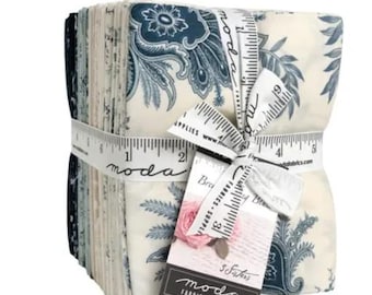 Breathtaking Blues Fat Quarter Bundle 3 Sisters for Moda Fabrics -Includes 30 fat quarters
