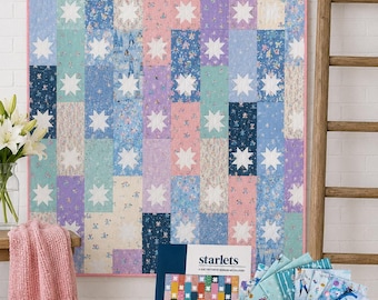 Cinderella Wishes Starlets Quilt Kit 65” x 72” |Jill Howarth for  Riley Blake Designs Includes top, binding and pattern