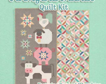 Farmyard Friends Quilt Kit Featuring Farmer’s Daughter by Lori Holt-