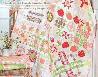 Strawberry Garden Quilt Book by Joanna Figueroa of Fig Tree & Co. #ISE-956