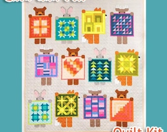 Show & Tell Boxed Quilt Kit (75x85) by Elizabeth Hartman for Moda Fabrics