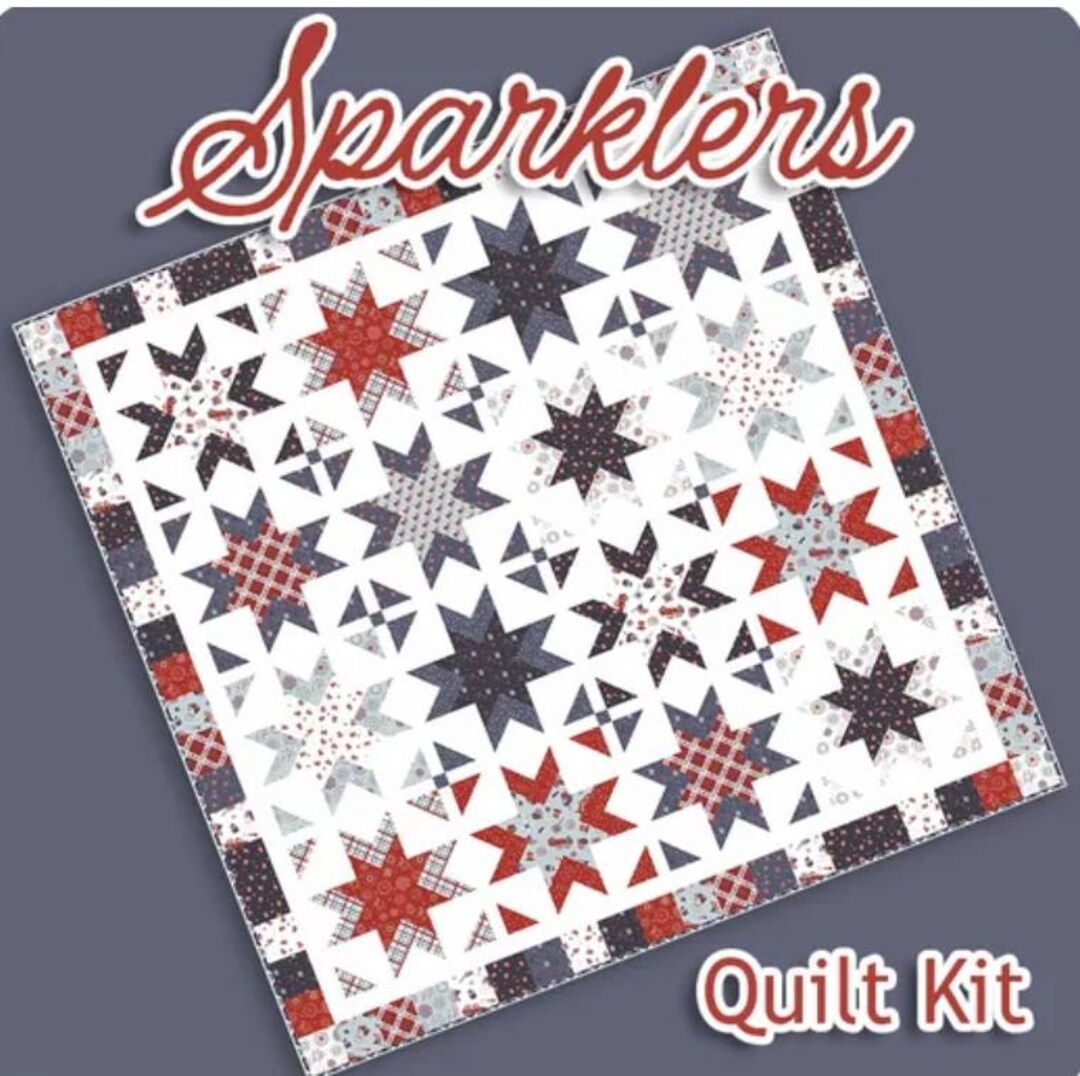 Stars and Stripes Forever Sparklers Boxed Quilt Kit by Wendy Sheppard ...