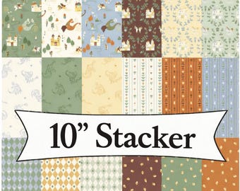 Faraway Kingdom Fabric 10 Inch Stacker by  Natalia Juan Abelló for Riley Blake