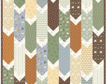 Faraway Kingdom Quilt Kit – 54" x 66" | Pattern + Fabric for Quilt Top & Binding