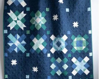 Sparkle More Quilt Kit by Melissa Mortenson for Riley Blake Designs 58" x 72" | Includes Pattern, and Fabric for Quilt Top + Binding