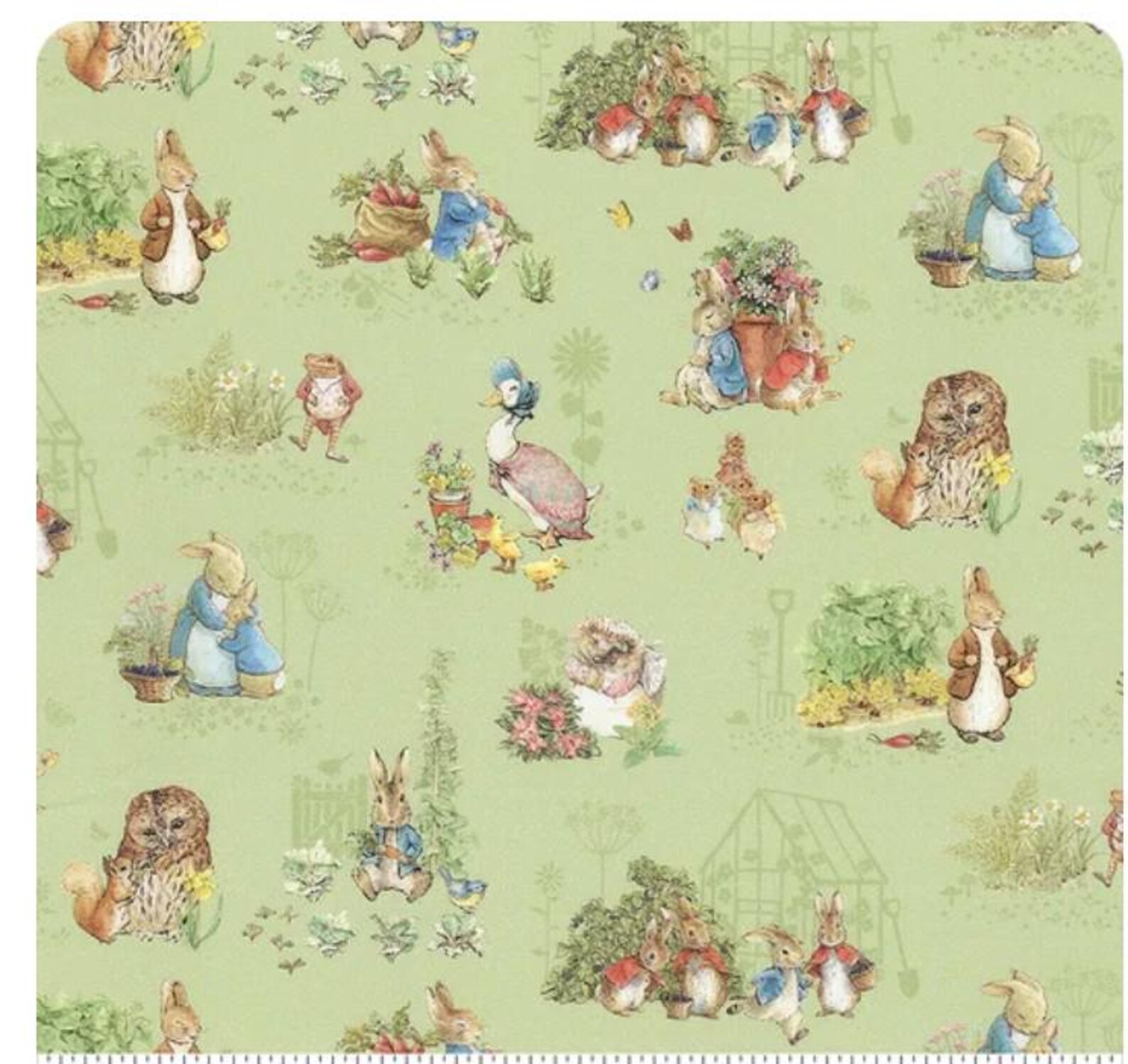 Peter Rabbit and Benjamin Bunny Panel Quilt Kit 35.5” X 43” Includes ...