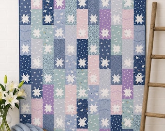 Twinkle Little Star Starlets Quilt Kit by Natàlia Juan Abelló for Riley Blake Designs 65x72