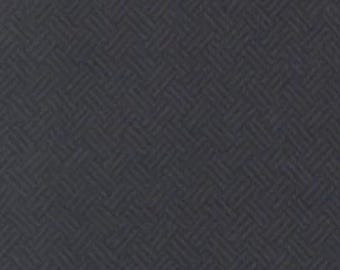 Wideback– Prairie Gatherings Flannel Navy Basket Weave 108" Wide Back – 2 & 7/8 yard bundle continuous