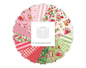 PREORDER DECEMBER 2026 Strawberry Shortcake Fat Quarter Bundle 18 Pieces