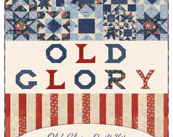 The Old Glory Quilt Kit (60x72) Independence Collection by The Riley Blake Designers