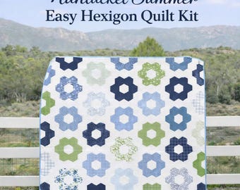 Flea Market -Nantucket Summer Edition by Camille Roskelley - Quilt Kit 72x86 - Easy Construction