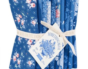 Something Blue Dark Fat Quarter Bundle 10pc.