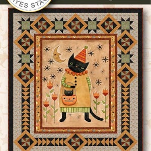 Needle in a Haystack Spooky Kitty Panel Quilt Pattern