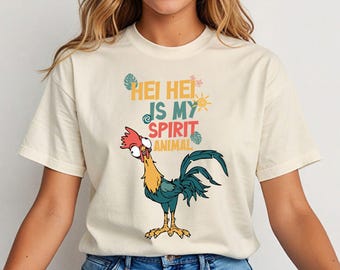 Camiseta Disney Hei Hei, camiseta "Hei Hei is My Spirit Animal", camiseta Disney Princess Moana Hei Hei, sudadera Disneyland Family Vacation
