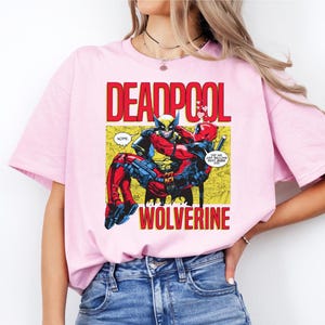 Disney Deadpool Shirt, Marvel Anti Hero T-Shirts, Kids Comic Book Deadpool Tee, Disneyland Family Vacation Sweatshirt image 5