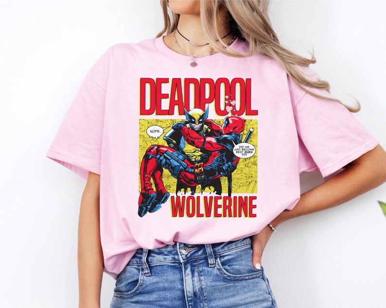 Disney Deadpool Shirt, Marvel Anti Hero T-Shirts, Kids Comic Book Deadpool Tee, Disneyland Family Vacation Sweatshirt image 5
