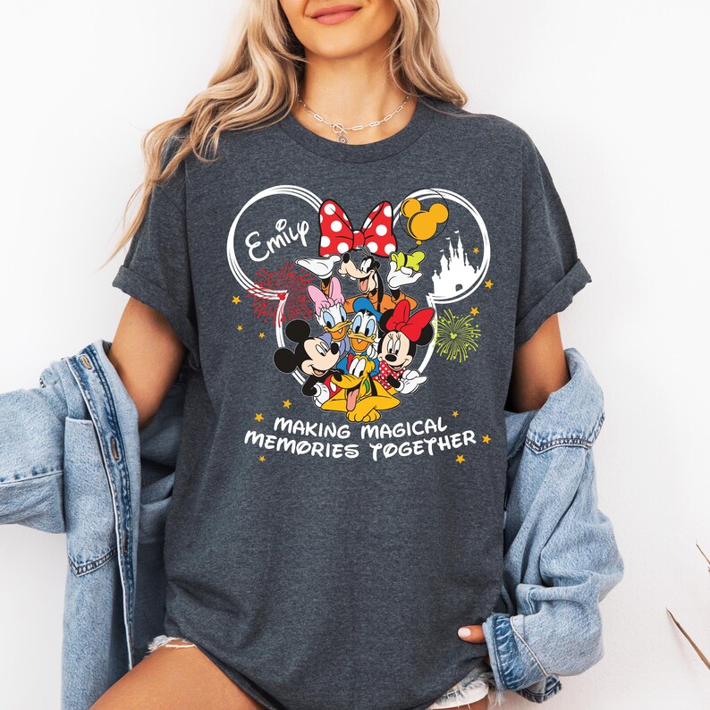 Disney Making Magical Memories T-Shirt, Mickey & Friends Shirt, Custom Magic Kingdom Hoodie, Disneyland Family Trip Sweatshirt image 5