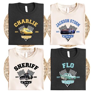 Lightning McQueen & Tow Mater Sweatshirt, Disney Pixar Cars Sweater, Matching Family Hoodie, Disneyland Vacation Sweatshirt image 3