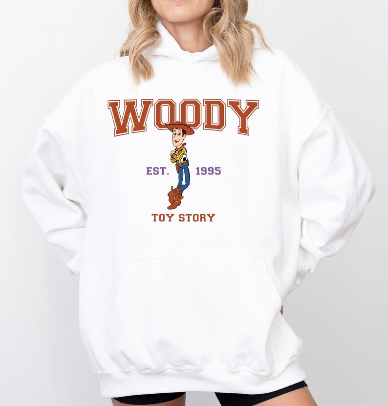 Toy Story All Characters Sweatshirts, Disney Woody & Buzz Lightyear Sweater, Jessie And Bo Peep Hoodie, Disneyland Family Trip Sweatshirts image 2