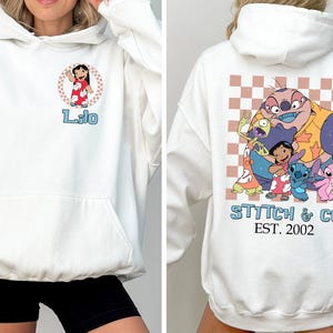 Camiseta de Stitch Angel Lilo Family Vacation, camiseta de la película de Disneyland imagen 4
