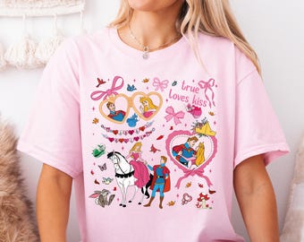 Prinzessin Aurora Braut Shirt, Disney Dornröschen Hochzeit T-Shirt, Bachelorette Party Hoodie, Disneyland Flitterwochen Urlaub Sweatshirt
