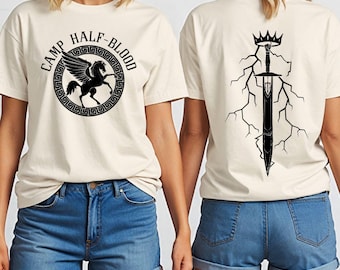 Camp Half-Blood Percy Jackson Shirt, Book Lover Camp Sweater
