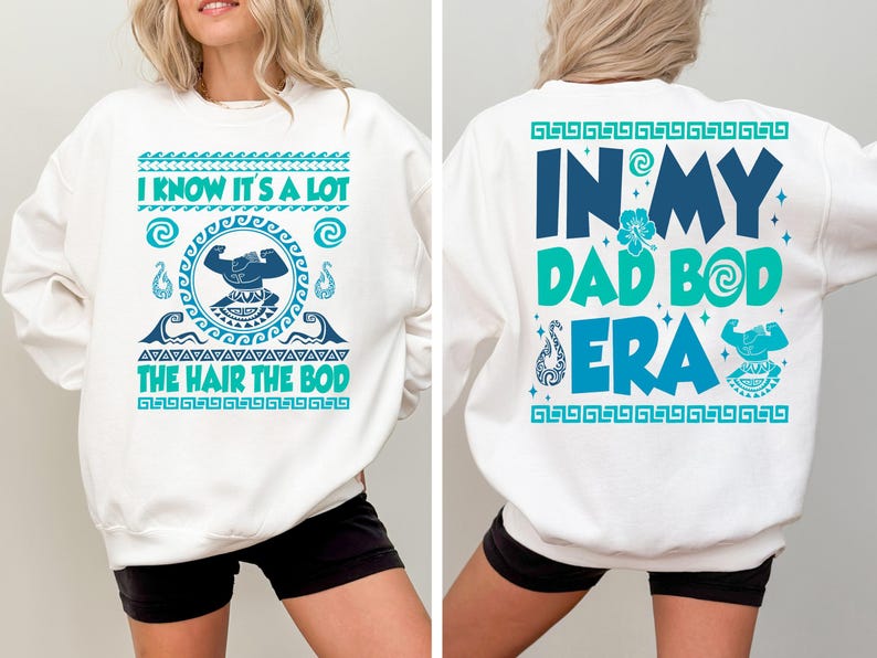 Disney Maui Shirt, Moana Dad T-Shirt, Body Builder Dada Tee, Father's Day Shirt, Disneyland Family Vacation Sweatshirt image 1